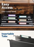 Pochette extensible en plastique haute capacité avec séparateurs mobiles Organisateur de dossiers pour le bureau A4 format lettre