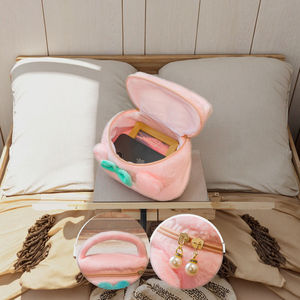 Grande capacité, sac de maquillage mignon Catone Sanrioed, boîte de rangement, sac en peluche portable Kuromis, jouet classique Melody, 5 à 7 ans - Product Image 4