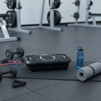 Plateforme vibrante brûle-graisses pliable pour la maison, machine de fitness amincissante pour le corps