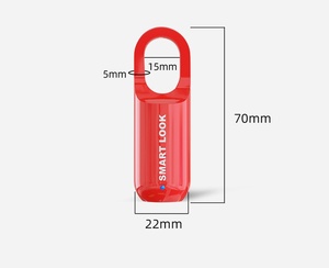กุญแจล็อคแบบสแกนลายนิ้วมือขนาดเล็ก แบบ USB ไม่ต้องใช้กุญแจ สำหรับกระเป๋าเดินทาง ล็อคอิเล็กทรอนิกส์ ล็อคประตูอัจฉริยะด้วยลายนิ้วมือ ปลดล็อคได้รวดเร็ว สำหรับการเดินทาง - Product Image 6