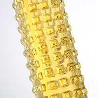 Bouteille de distributeur d'huile d'olive en verre de conception moderne de 16 Oz huile claire et croûte de vinaigre avec bec en acier inoxydable pour la cuisine