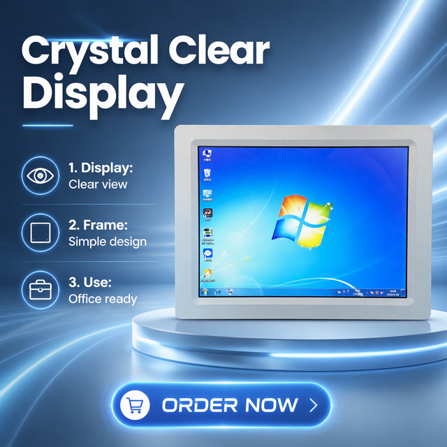Custom Industrial Android Touch Panel PC with 13th Gen I9 CPU Capacitive DVI for HDMI Input Screen J1900 to I9