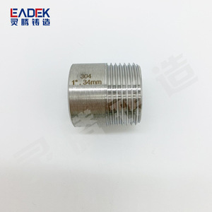 Raccord de tuyauterie soudé à filetage simple en acier inoxydable LT-31A304 ERW, filetage externe, connexion de tuyauterie d'eau - Product Image 1