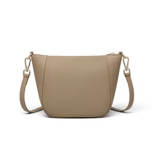 Nuevo <span class=keywords><strong>Bolso</strong></span> de Hombro Multifuncional de Cuero Genuino para Mujer, <span class=keywords><strong>Bolso</strong></span> Tipo Dumpling de Tamaño <span class=keywords><strong>Mediano</strong></span> con Cierre de Cremallera, <span class=keywords><strong>Bolso</strong></span> Cruzado - Product Image 1