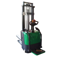 Gerbeur électrique à entraînement de type debout avec batterie 24V/125AH fourches réglables pièces xilin 1.5ton 3.5m chariot élévateur à palettes
