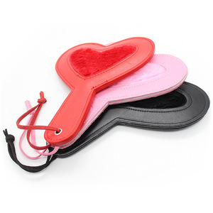 Fantasy Flogger Cosplay Slave Bdsm Sex Toys Leuke Hartvormige Peddel Zwepen Voor Koppels <span class=keywords><strong>Bondage</strong></span> Mep - Product Image 4