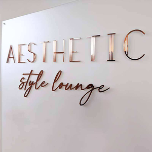 OEM Color Acrylic Laser Cut Logo Letters, Wall <b>Sign</b> for Office/Salon/Reception, Wholesale - Product Image 6