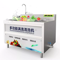 Bubbel Mango Salade Reinigingslijn Apparatuur Groentewasmachine/Spinazie Appelfruit Wasmachine