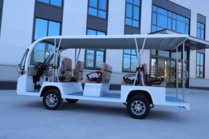 Autobús Turístico Eléctrico de Alta Resistencia para 11 Pasajeros, <span class=keywords><strong>4</strong></span> Filas de Asientos, Vehículo de Transporte para Hoteles y Complejos Turísticos - Product Image 2