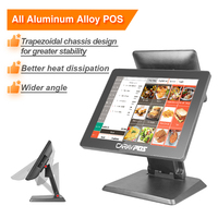 Supermarché 15 pouces écran tactile capacitif Epos caisse enregistreuse intelligente Point de vente tout en un systèmes de point de vente Windows POS Machine