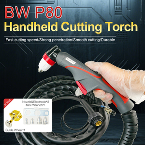 Orijinal siyah kurt P80 plazma kesme meşale el kaynak meşaleler 5/8/10m kablo Fit hava soğutma LGK100A kesici siyah kurt BW - Product Image 5