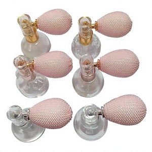10ml Glass Cosmetic Spray <b>Bottle</b> Refillable Shimmer Powder <b>Dispenser</b> Round <b>Bottle</b> with Gold Tone Spray <b>Pump</b>/ - Product Image 2