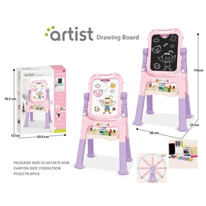 Pizarra Magnética de Doble Cara con Patas Largas para Colorear y Dibujar, Ayuda a los Niños a Dibujar Mejor - Product Image 4