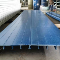 Plancher de panneau de pont frp grp/plancher de panneau de pont en fibre de verre composite de drainage