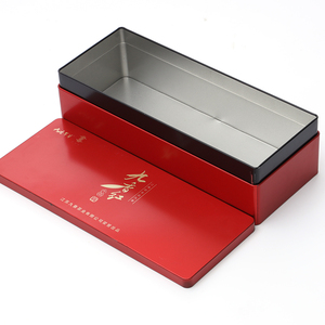 Container Tin Metal Tin Box Wholesale Square Tea Container Tin Gift Box Packaging Metal Tin Box