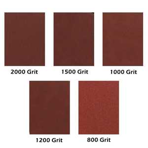 Envío en 24 Horas desde Almacén en EE. UU., 120 Discos de Lija de 5 Pulgadas con 8 Orificios y Velcro, Grano 800-2000 Surtido - Product Image 6