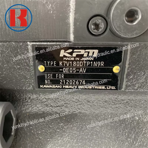 Pompe hydraulique YUNKI K7V180DTP-0E05 KAWASAKI KPM pour excavatrice sur chenilles, pièce de rechange pour XCMG XE370EK LONKING LIUGONG - Product Image 6