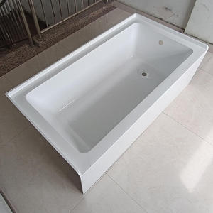Bañera <span class=keywords><strong>de</strong></span> Esquina Moderna <span class=keywords><strong>de</strong></span> Acrílico Blanco <span class=keywords><strong>de</strong></span> <span class=keywords><strong>1</strong></span>.5 Metros, para <span class=keywords><strong>1</strong></span> Persona, con Faldón, Independiente, para Hoteles, en Oferta - Product Image 4