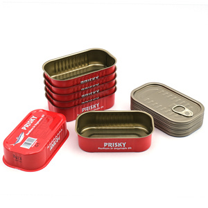 311 # lattina di latta di pesce di tonno al caviale riciclabile per uso alimentare vuoto riciclabile con coperchio facile da aprire - Product Image 3