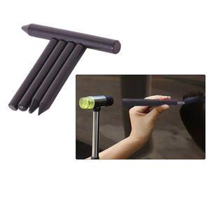 Kit professionnel de 6 outils avec stylos de débosselage en aluminium, marteau en caoutchouc et kit de réparation de bosses sans peinture pour carrosserie automobile - Product Image 4