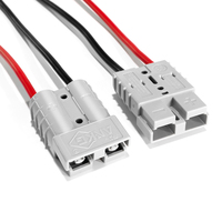 Conector de Batería de 2 Polos y 50A para Cable de Carga, Inversor y Cable de CC, de Fábrica de Arnés de Cables