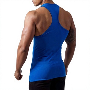 Custom <b>Mens</b> <b>Singlet</b> 100% Cotton Gym Vests Training Tank Top/Running <b>Mens</b> Fit <b>Singlets</b> - Product Image 4
