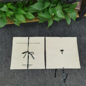 Bolsa de tela de algodón con logotipo personalizado Chuanghua, estuche tipo sobre para regalo, embalaje de tela para lencería, ropa interior, funda protectora contra el polvo. - Product Image 2