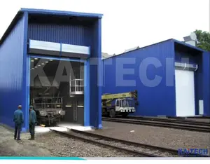 KAITECH Sand Blasting Room For Big Parts Clean Container Cars And Large Structures