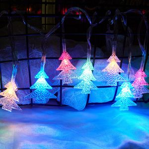 Luces de Navidad a Pilas con Forma de Estrella, Copo de Nieve, Piña y Campana, Decorativas, de Colores, para Interiores, Fiestas - Product Image 3