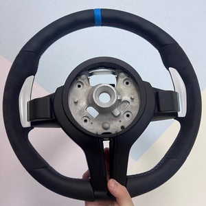 Volant en cuir automobile de style sport pour BMW Série <span class=keywords><strong>3</strong></span> Série 5 F30 F20 E90 E91 E92 E93 X5 X6 F10 - Product Image 5