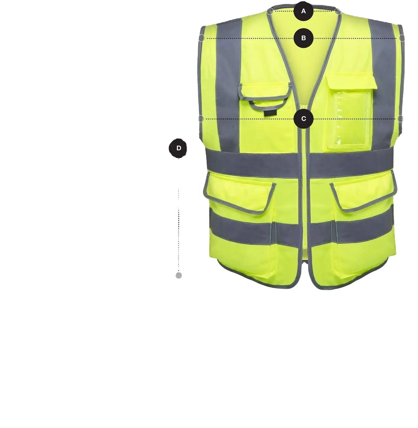 Different design reflective vest with EN471 Certificate,manufacturer