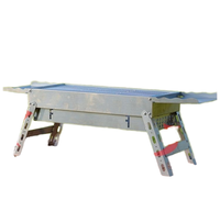 Fabricant professionnel OEM, barbecue au charbon de bois pliable moderne sans fumée en acier inoxydable 304 pour l'extérieur