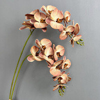 Orchid Home Decor Bouquet de fleurs artificielles décoratives pour la décoration de bureau et de jardin, plante artificielle imitée personnalisable