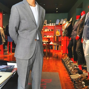 Ensemble de <span class=keywords><strong>costume</strong></span> en laine pied-de-poule sur <span class=keywords><strong>mesure</strong></span> - Vêtements formels classiques pour hommes, coupe ajustée, smoking de marié, <span class=keywords><strong>costume</strong></span> de bureau slim fit - Product Image 1