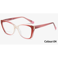 Montures optiques pour lunettes Haoya AC7010 pour femmes, monture tendance en TR90, branches en acétate, cinq couleurs, toutes les formes de visage, fabriqué en Chine