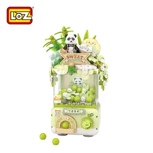 LOZ blok Mini, mesin mainan Putar seri makanan penutup permen es krim susu teh mainan dewasa