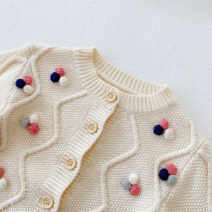 2021 enfants chandails tricotés enfants vêtements cardigan bébé <span class=keywords><strong>fille</strong></span> <span class=keywords><strong>pull</strong></span> en gros - Product Image 3