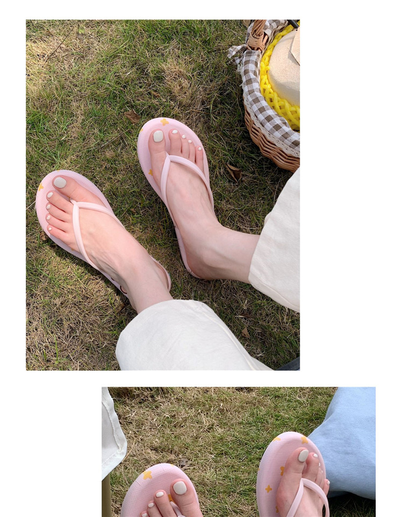 Outdoor Filp Flops Women PVC Rubber Summer Beach Flip-flops Slippers Wholesale
