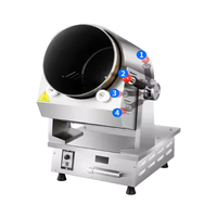 Wok de riz frit automatique pour restaurant intelligent Machine de cuisson des aliments Robot de cuisine Cuiseur électrique à rotation