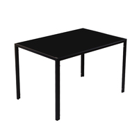 Échantillon gratuit : Ensemble de table à manger moderne en verre, ensemble de table de cuisine de luxe moderne