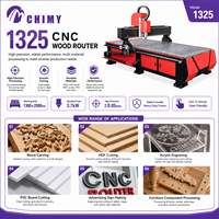 Routeur CNC pour le travail du bois Shandong Chenmai 1325 1300x2500x200mm 380V, équipement de découpe pour MDF, acrylique et contreplaqué