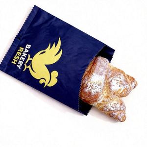 Customized Waterproof Greaseproof Food Grade Recyclable Kraft Paper <b>Bags</b> Logo Printing Shoulder Strap for <b>Frozen</b>/Fry/Bakery Food - Product Image 1