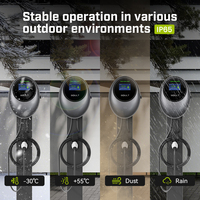 Chargeur EV portable BOULT DP20 7kW monophasé avec câble de 5m, interface Type2 GBT, entrée 200-220V pour véhicules à énergie nouvelle