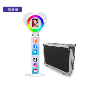 Heart Shaped Photo Booth 360 Degree Lighting Selfie Device For Party Event - Product Image 5