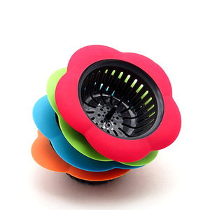 Plastic Sink Drain Filter Red Anti Clogging Screen For Kitchen Sink Strainer - Product Image 3