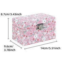 Boîte à bijoux musicale en papier écologique Yiyu – Vente en gros – Boîte en carton imprimée florale avec figurine de ballet rotative, musique personnalisable OEM/ODM