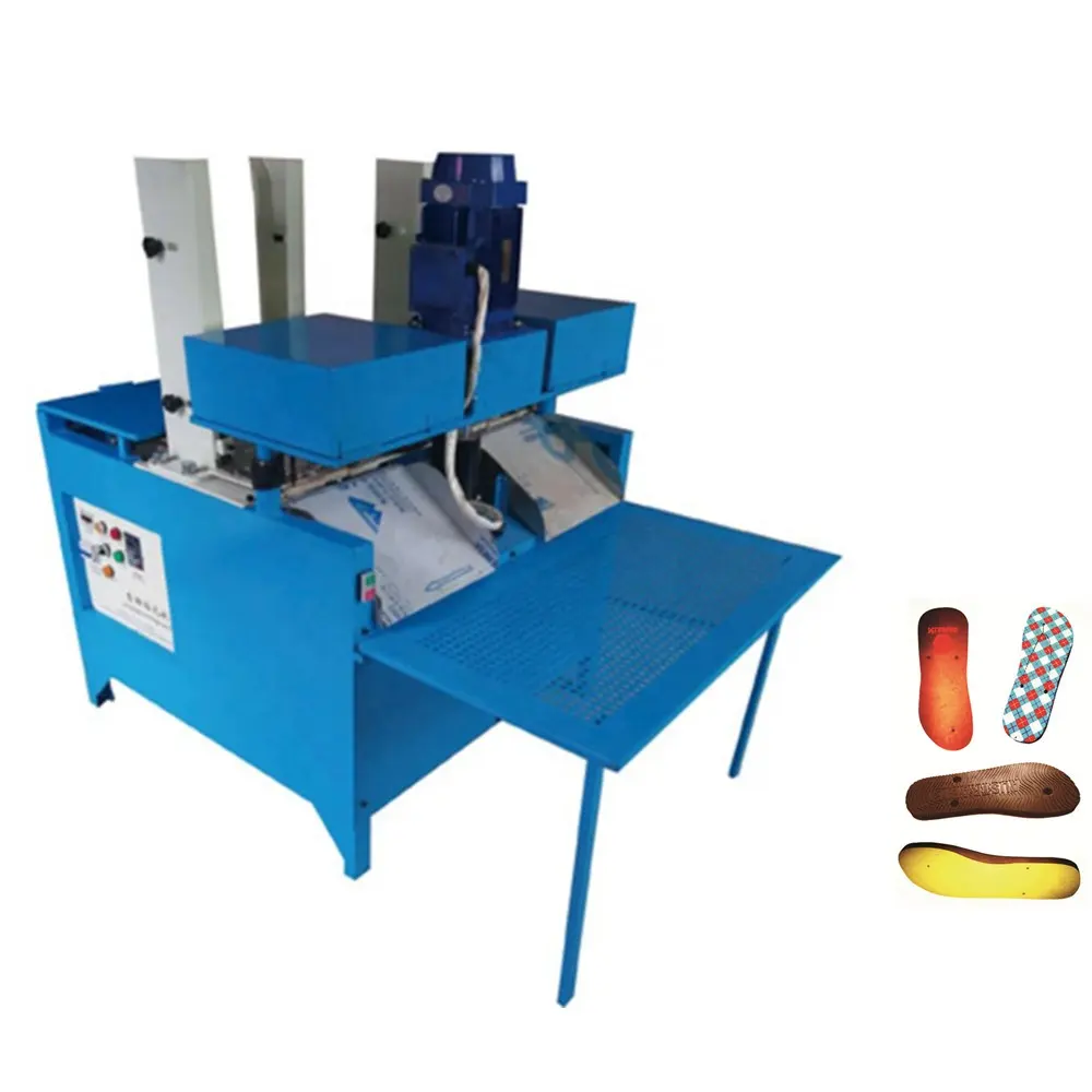 Fabrika satış otomatik EVA kauçuk Flip Flop terlik taban delme makinesi terlik yapmak için