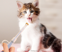 Chat Chien Insectifuge Médecine Mangeoire En Plastique PP Seringue Presse Type Aiguille Mangeoire pour Calcium Comprimés Pet Oiseau Médecine