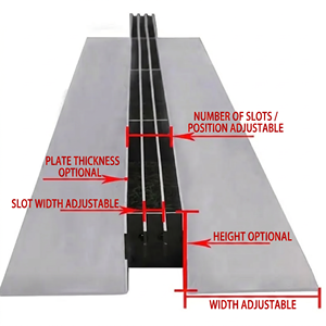 Système de drainage extérieur à fente dissimulée en résine et béton pour les aménagements urbains et les cours publiques - Fournisseur de matériaux de construction - Product Image 4