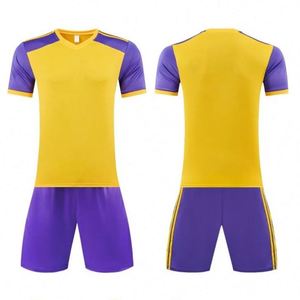 Nouveau design, vente en gros, maillot de football d'été à manches courtes pour hommes, uniforme de club de football de haute qualité, séchage rapide, sublimation, entraînement - Product Image 5